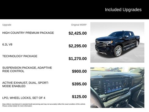 Used 2024 Chevrolet Silverado 1500 High Country w/ High Country Premium Package AWD/4WD image 7