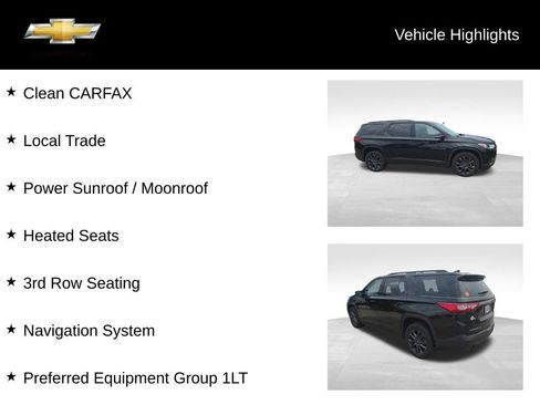 Used 2019 Chevrolet Traverse RS w/ LPO, Floor Liner Package AWD/4WD image 18