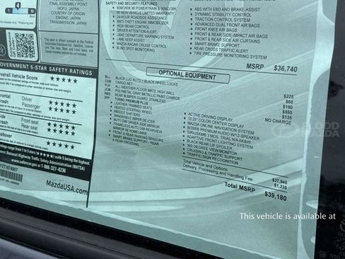 New 2026 MAZDA MAZDA3 2.5 Turbo Sedan w/Premium Plus AWD/4WD image 19