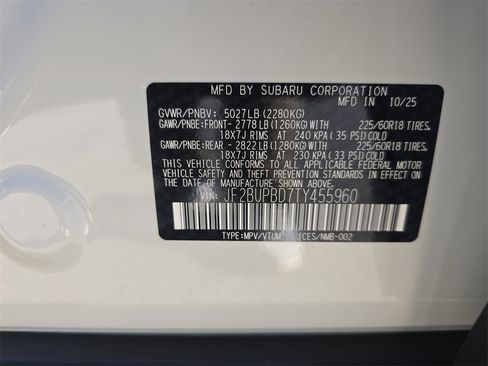 New 2026 Subaru Outback Premium image 32