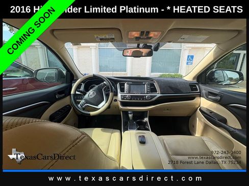 Used 2016 Toyota Highlander Limited Platinum AWD/4WD image 7