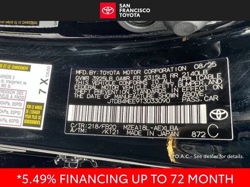 Certified 2026 Toyota Corolla LE FWD image 37