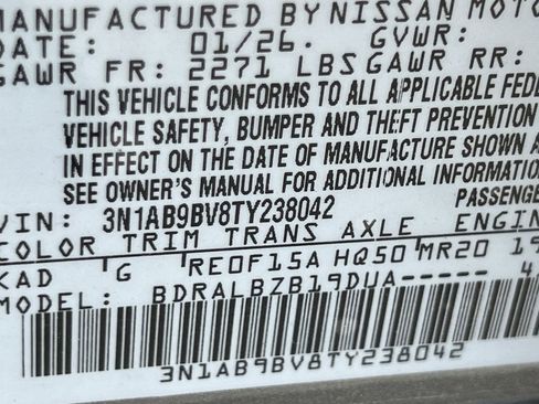 New 2026 Nissan Sentra S image 15