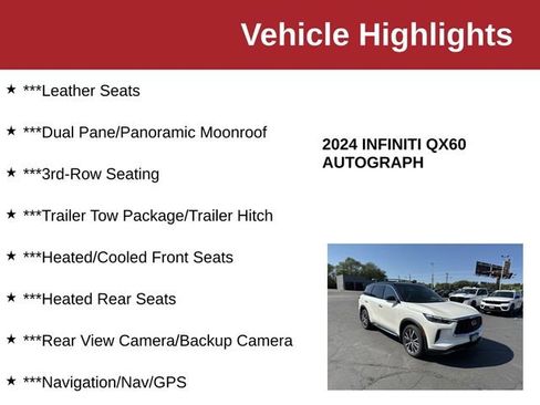 Used 2024 INFINITI QX60 Autograph AWD/4WD image 10