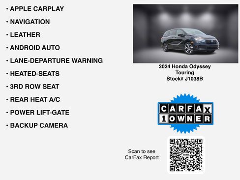 Used 2024 Honda Odyssey Touring image 7