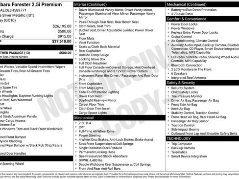 Used 2018 Subaru Forester 2.5i Premium w/ All-Weather Package image 33