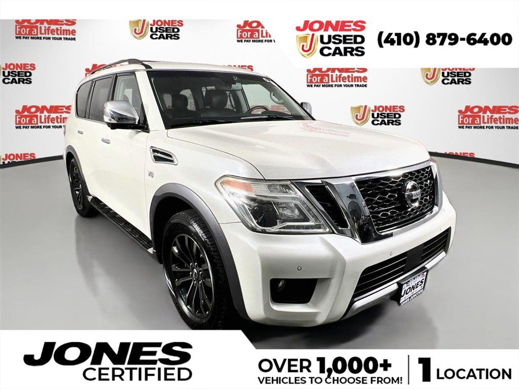 Used 2017 Nissan Armada Platinum w/ Captain Seat Package AWD/4WD image 1