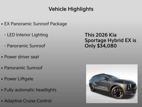 New 2026 Kia Sportage EX image 5