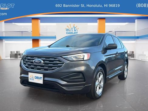 Used 2021 Ford Edge Titanium w/ Cargo Accessory Package FWD image 1