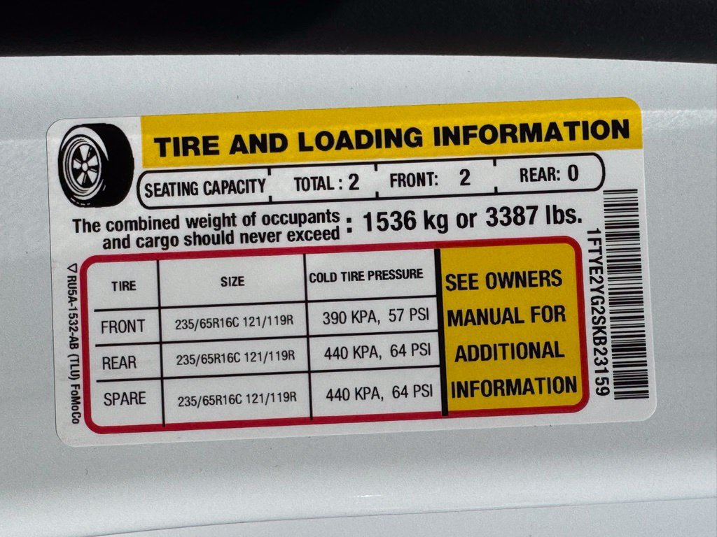 Used 2025 Ford Transit 150 Low Roof AWD w/ Load Area Protection Package image 38