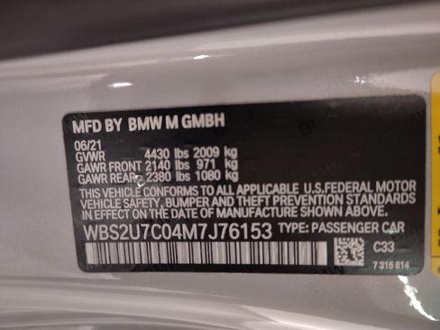 Used 2021 BMW M2 Competition w/ Executive Package image 17