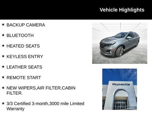 Used 2024 Chevrolet Equinox RS w/ RS Leather Package FWD image 4