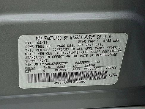 Used 2019 INFINITI Q50 Signature Edition AWD/4WD image 30