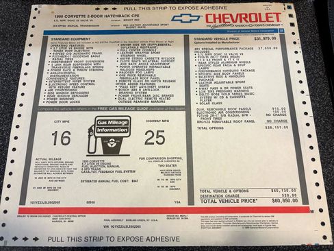 Used 1990 Chevrolet Corvette ZR-1 RWD image 32