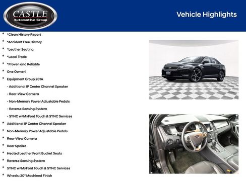Used 2014 Ford Taurus SEL w/ Equipment Group 201A image 4
