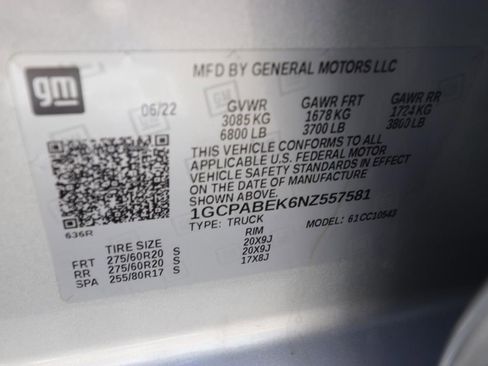 Used 2022 Chevrolet Silverado 1500 Custom image 24