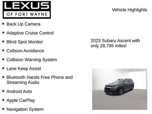 Used 2023 Subaru Ascent Touring image 7