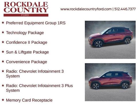 Used 2022 Chevrolet TrailBlazer RS w/ Sun and Liftgate Package FWD image 8