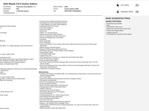 Used 2023 MAZDA CX-9 Carbon Edition image 6