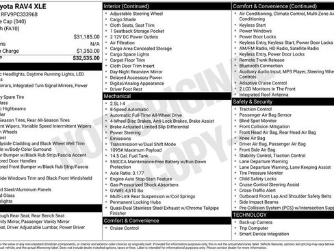 Used 2023 Toyota RAV4 XLE image 2