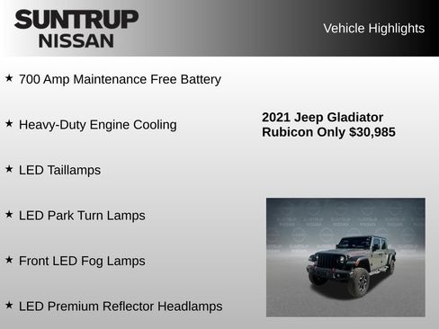 Used 2021 Jeep Gladiator Rubicon AWD/4WD image 25