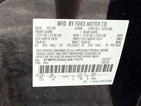 Used 2020 Ford Edge SE w/ Cargo Accessory Package FWD image 26