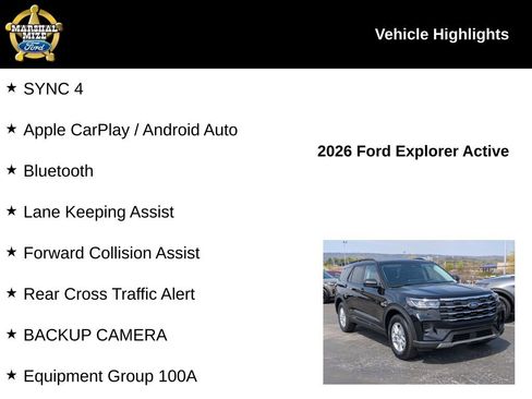 New 2026 Ford Explorer Active RWD image 2