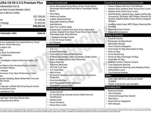 Certified 2025 MAZDA CX-50 AWD 2.5 S w/ Weather Package image 26