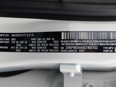 New 2025 Maserati Grecale GT AWD/4WD image 64