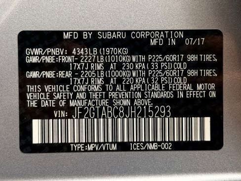 Used 2018 Subaru Crosstrek 2.0i Premium AWD/4WD image 21