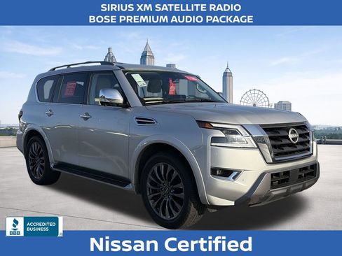 Certified 2024 Nissan Armada Platinum w/ Captain's Chairs Package image 7