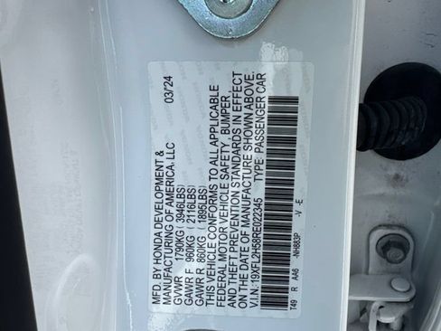 Certified 2024 Honda Civic LX image 22