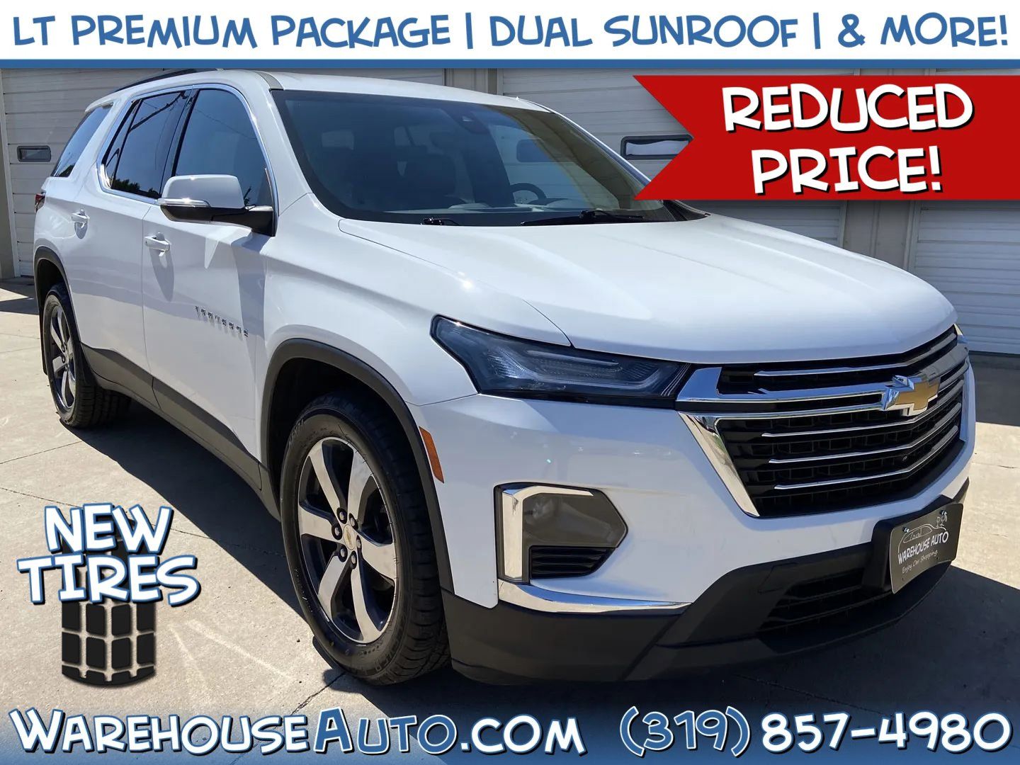 Used 2023 Chevrolet Traverse LT w/ LT Premium Package AWD/4WD image 1