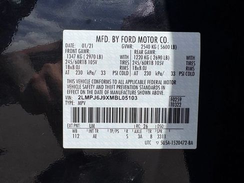 Used 2021 Lincoln Nautilus FWD w/ Equipment Group 101A image 30