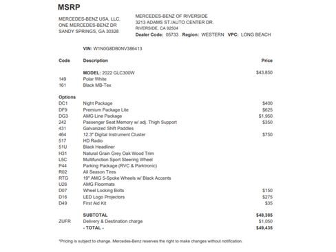 Certified 2022 Mercedes-Benz GLC 300 image 26