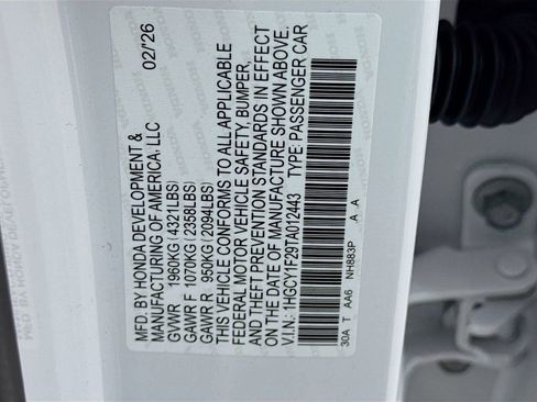 New 2026 Honda Accord LX image 39