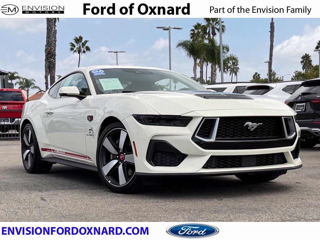 Certified 2025 Ford Mustang GT Premium w/ 60th Anniversary Package RWD image 1