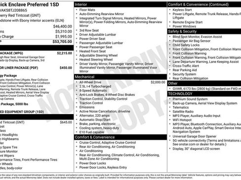 Certified 2026 Buick Enclave Preferred w/ Power Package AWD/4WD image 38