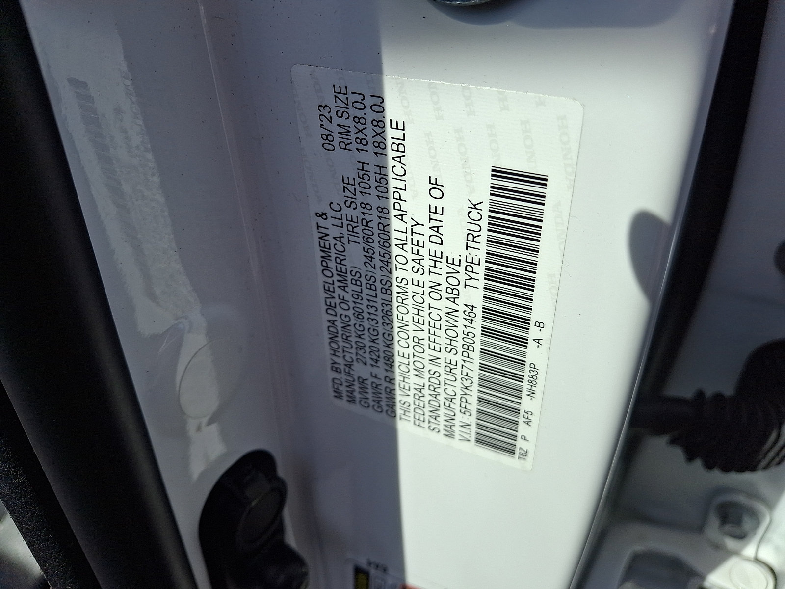 Certified 2023 Honda Ridgeline RTL-E image 27