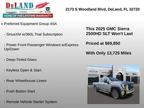 Used 2025 GMC Sierra 2500 SLT w/ SLT Premium Package image 6