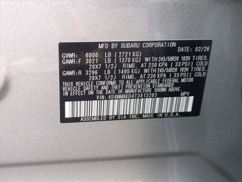 New 2026 Subaru Ascent Touring image 18