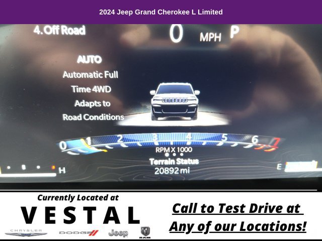 Used 2024 Jeep Grand Cherokee L Limited AWD/4WD image 19