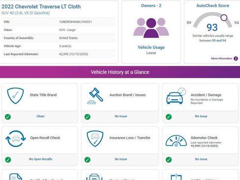 Used 2022 Chevrolet Traverse LT image 4
