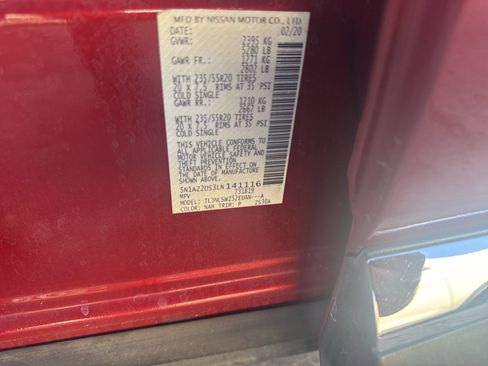 Used 2020 Nissan Murano Platinum w/ Cargo Package image 12