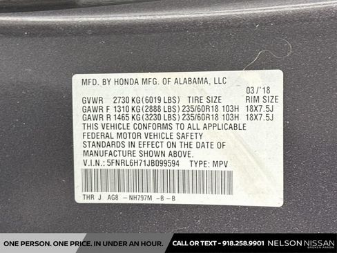 Used 2018 Honda Odyssey EX-L image 33