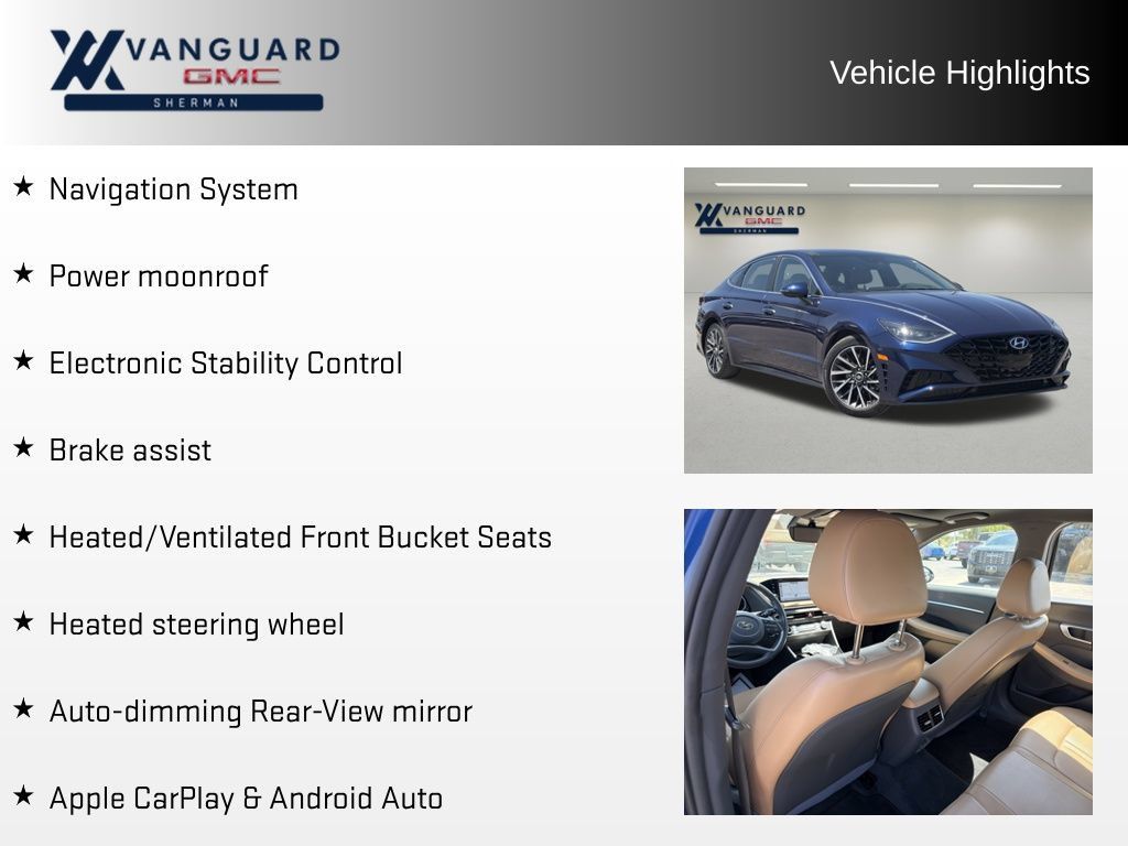 Used 2021 Hyundai Sonata Limited w/ Cargo Package FWD image 5