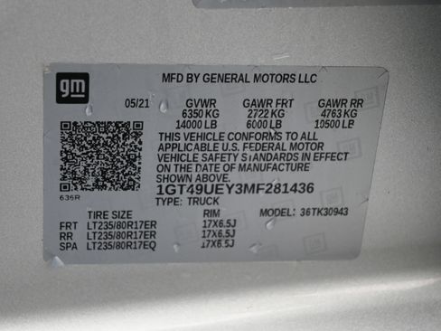 Used 2021 GMC Sierra 3500 SLT w/ SLT Convenience Package image 18