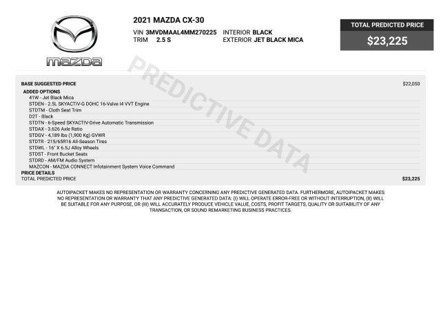 Used 2021 MAZDA CX-30 FWD 2.5 S image 3