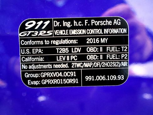 Used 2016 Porsche 911 GT3 RS RWD image 40