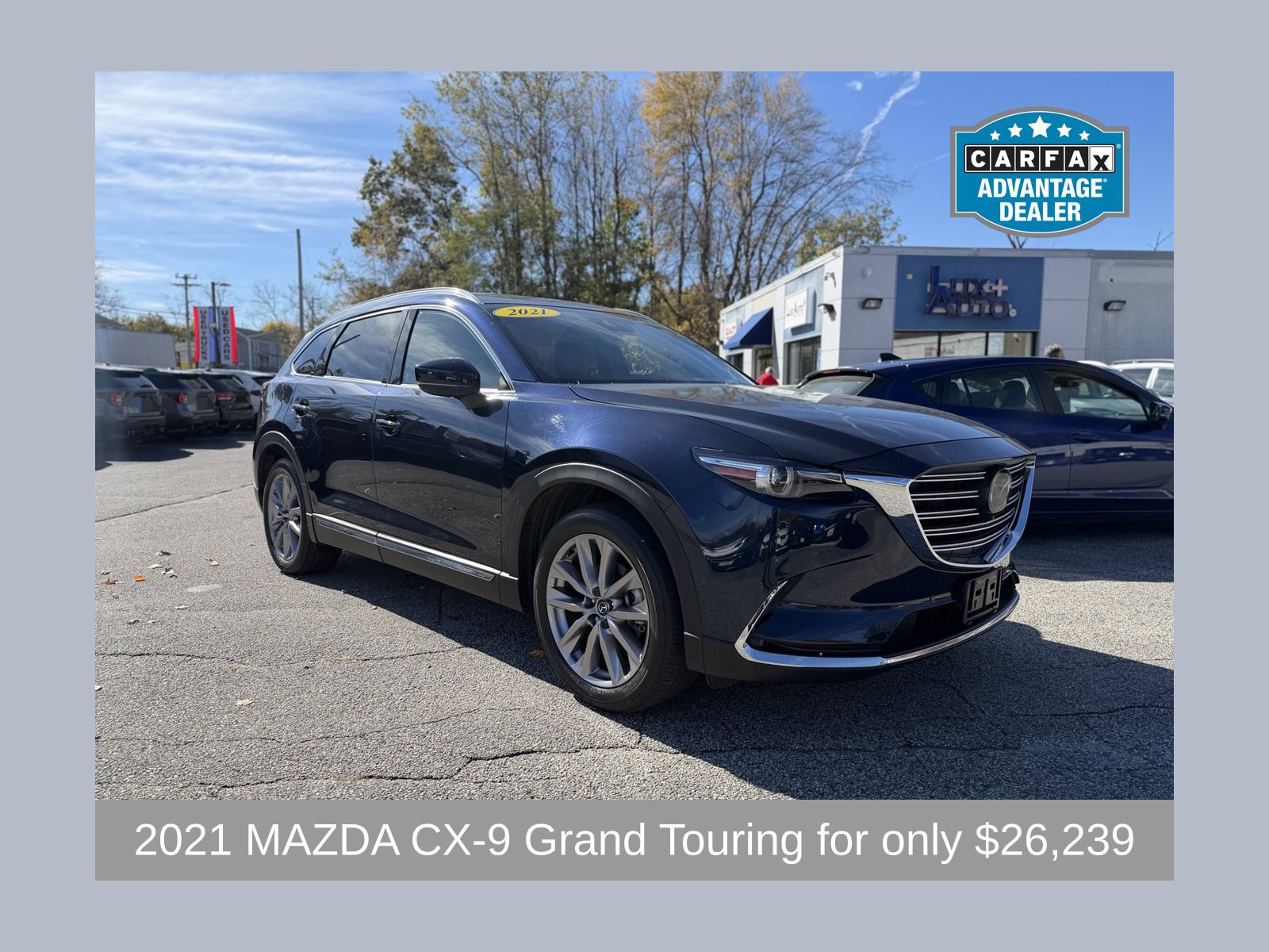Used 2021 MAZDA CX-9 Grand Touring AWD/4WD 360° Tour